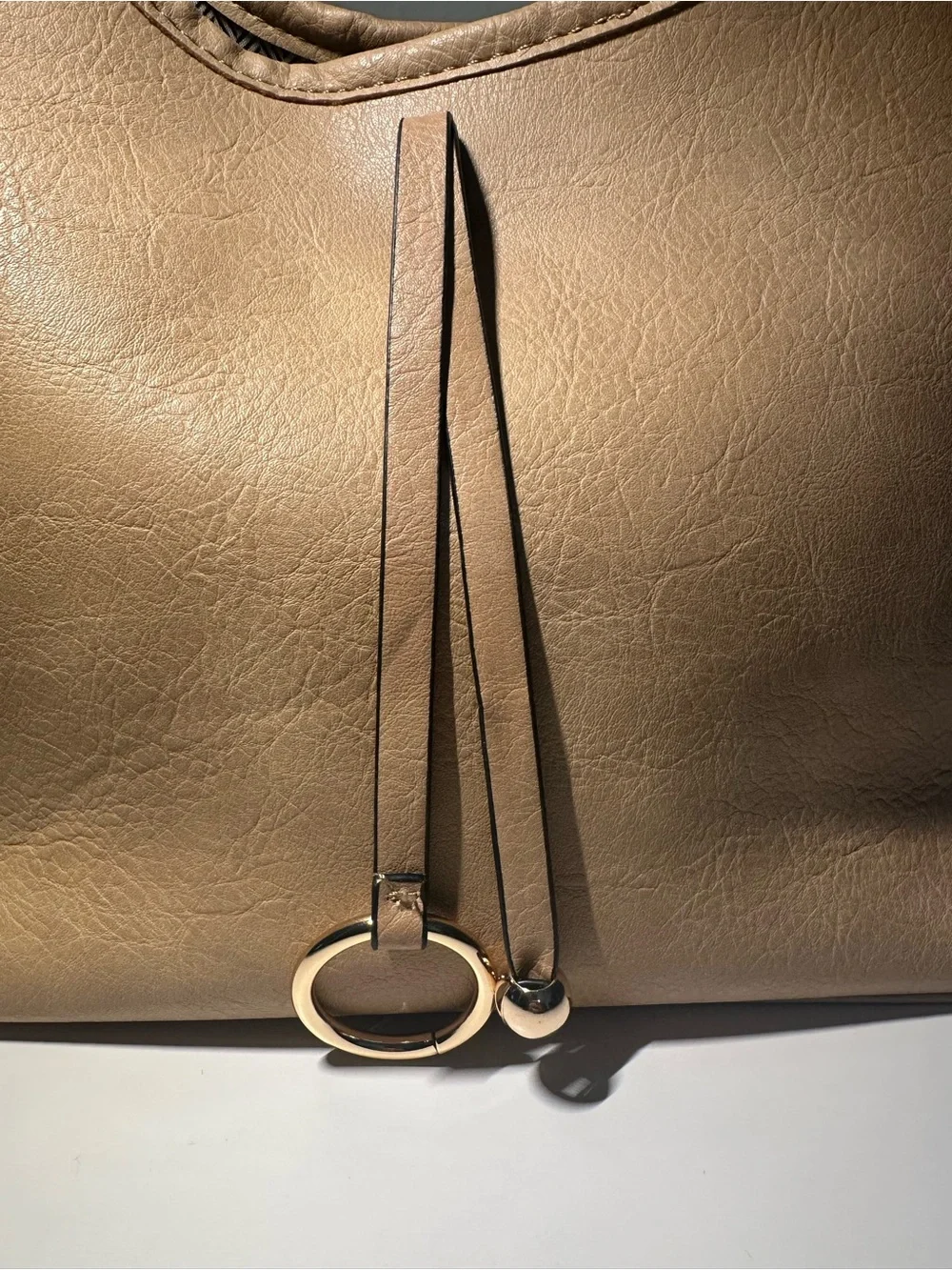 Le Miel Women's Tan Shoulder Bag - Classic Everyday NWT